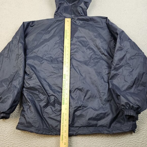 Holiday World Indiana Theme Park Jacket Medium Lined 1/4 Zip Hooded Employee - Picture 7 of 9